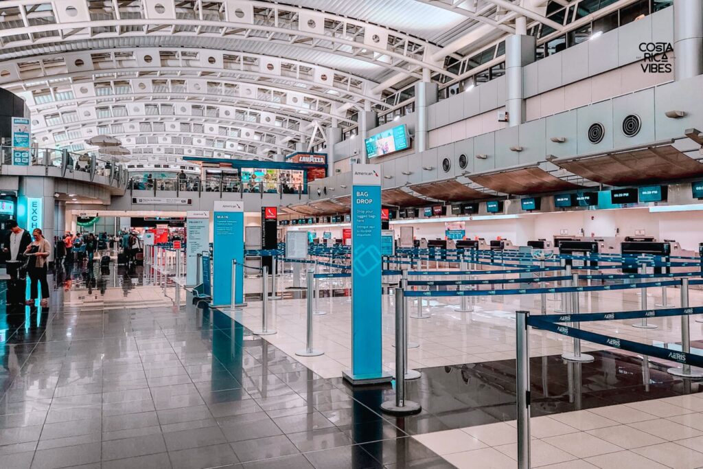san jose costa rica airport check in