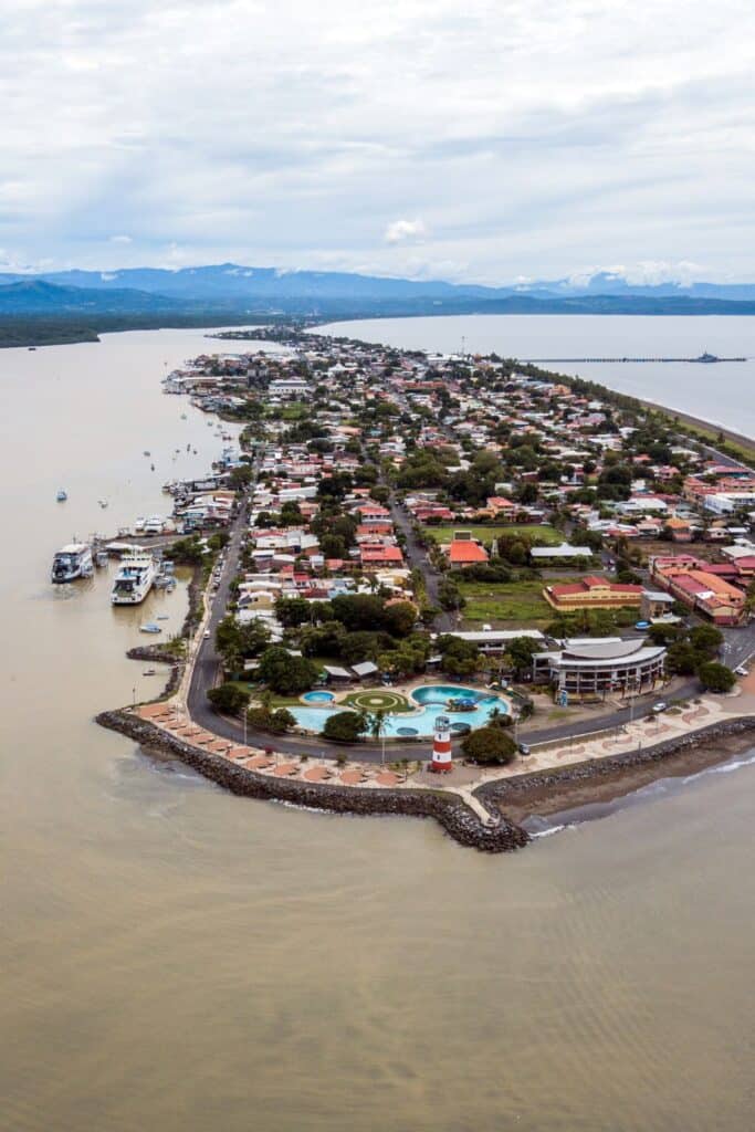 puntarenas from above