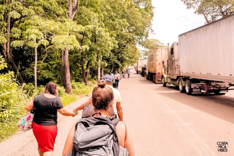 sarah crossing by foot from Costa Rica to nicaragua