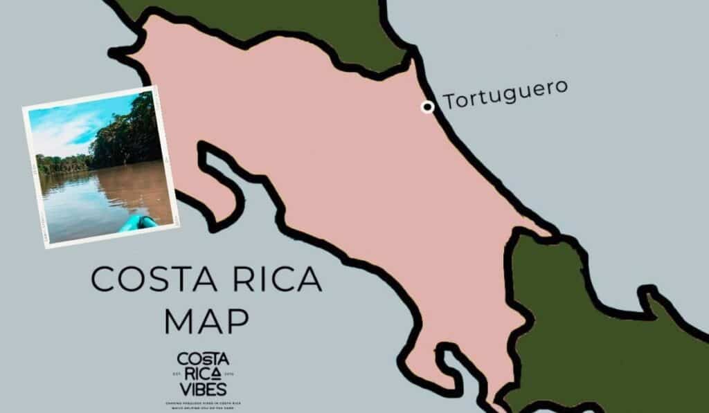 tortuguero map