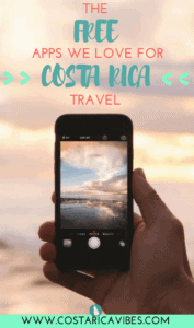 Traveling in Costa Rica is so much easier if you have these great free apps for travel. Click here to find great apps for Costa Rica transportation, accommodations, food, and more! #CostaRica #budgettravel