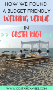 Finding your dream wedding venue in Costa Rica will likely require a lot of work (but fun work)! We have done the whole planning process for our Costa Rica destination wedding and can walk you through it. #costarica #destinationwedding
