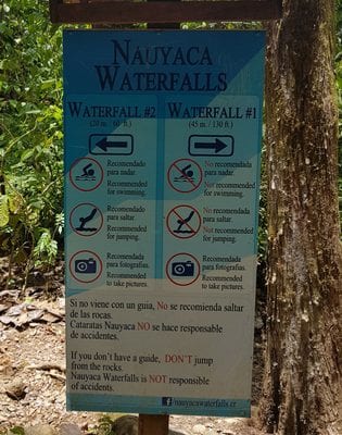 nauyaca waterfalls in dominical