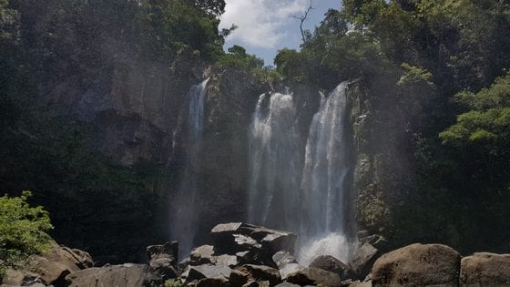 Nauyaca waterfalls upper fall