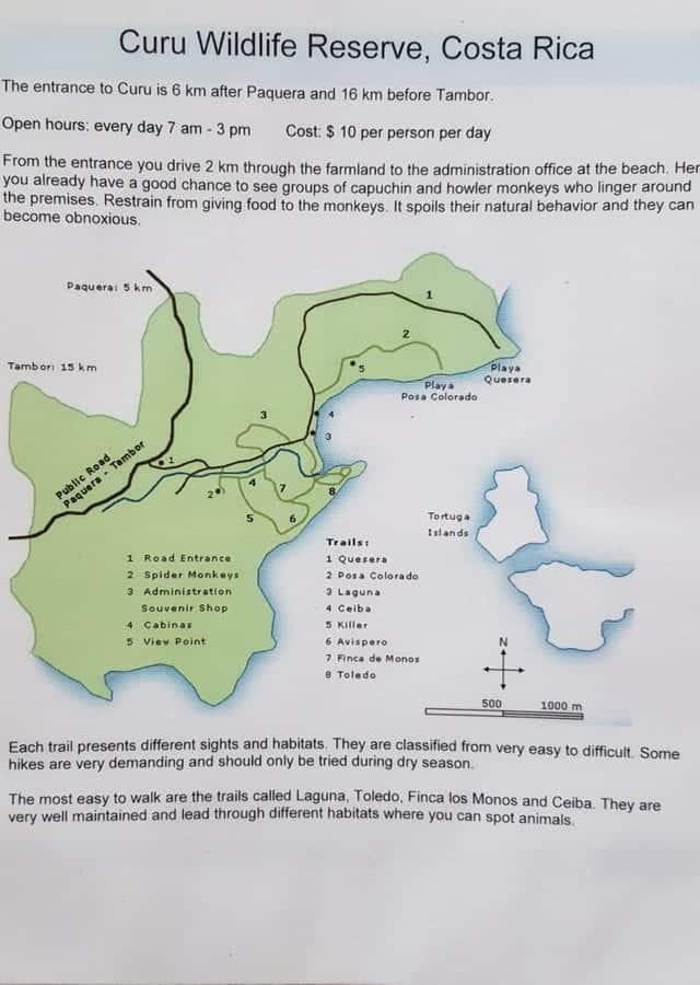 curu reserve map