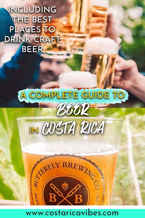 Costa Rica has several national beers but there are also some amazing craft beers you should try. Find out everything you need to know about beer in Costa Rica with this guide. #CostaRica #beer