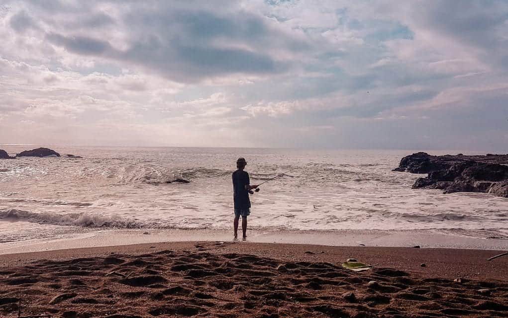 beach fishing costa rica