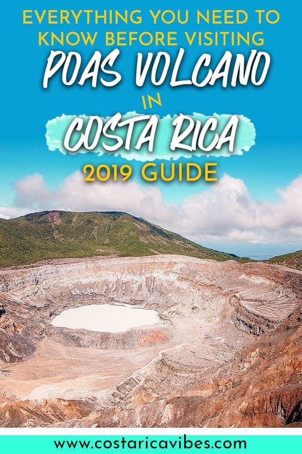 Poas Volcano national park is open for visitors after being closed due to eruptions. Find out how to visit this Costa Rica volcano with this complete Poas guide. #Poas #Volcano #CostaRica