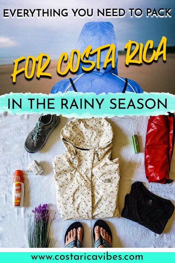 Rainy season in Costa Rica does not mean non stop days of bad weather. Instead the weather is usually very pleasant. However, there are some Costa Rica rainy season packing list essentials that you need. #CostaRica #rainyseason #packinglist #PackingGuide