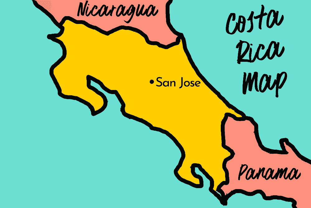 Costa Rica Map Details Of All Areas Costa Rica Vibes Costa Rica Map Details Of All Areas Costa Rica Vibes