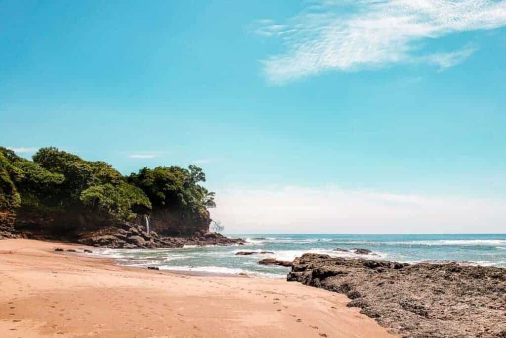 montezuma beach waterfall