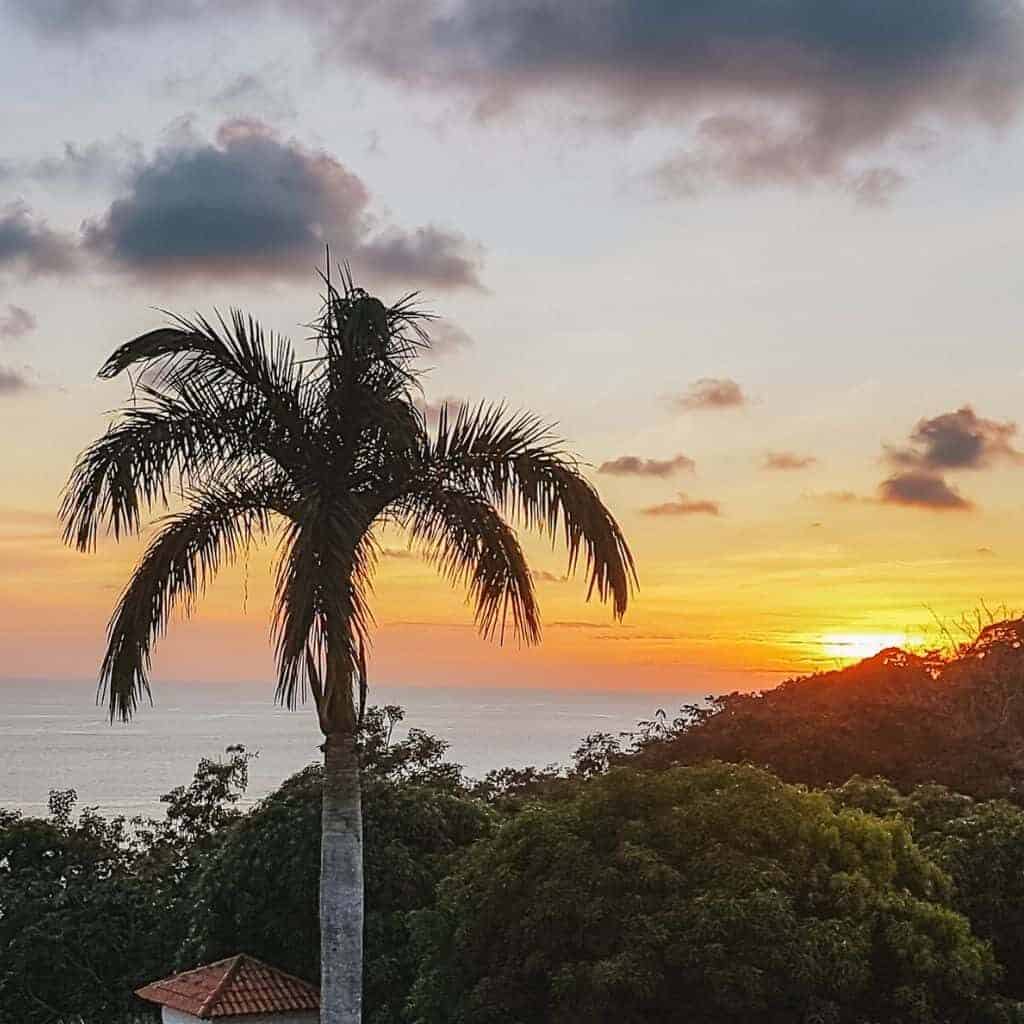manuel antonio sunset