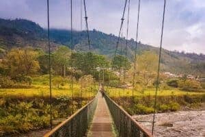 hanging bridge costa rica