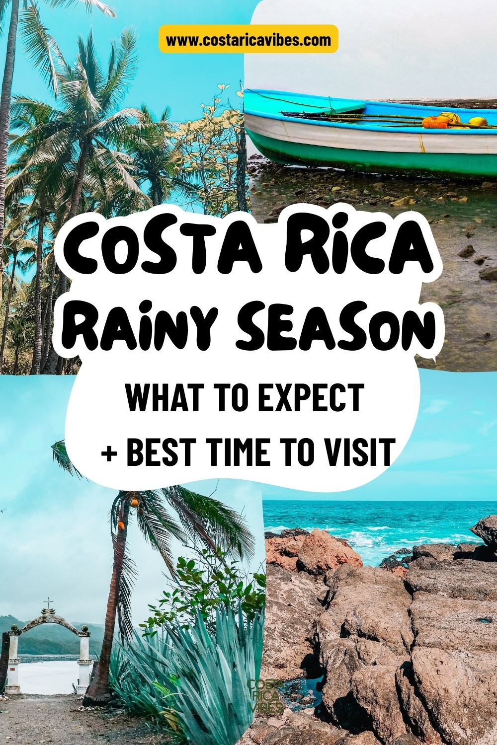 rainy season costa rica graphic