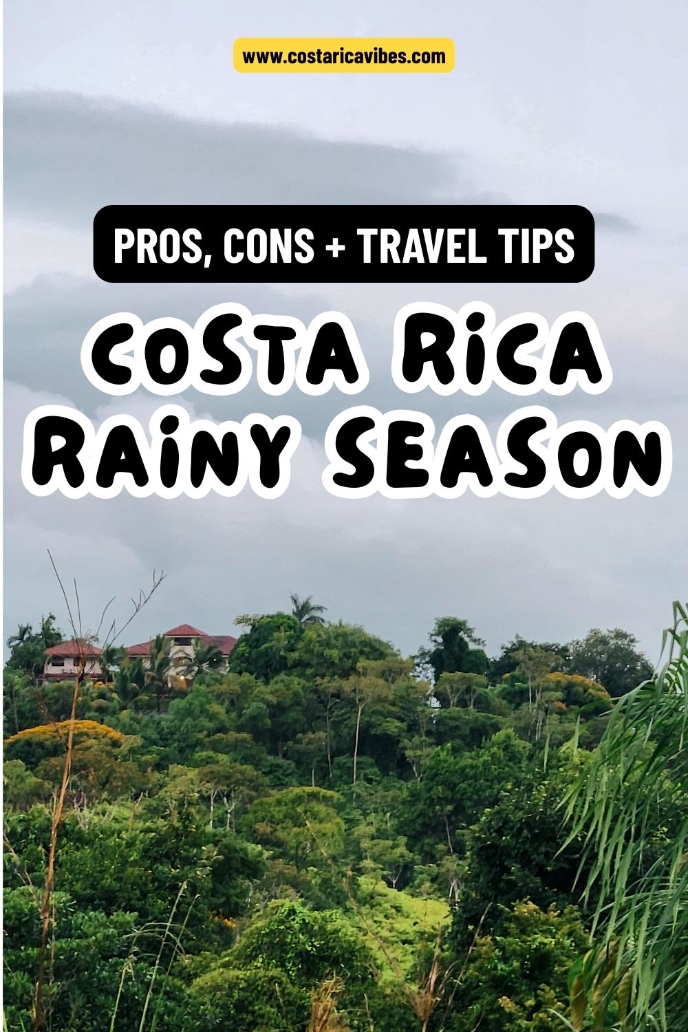 rainy season costa rica graphic
