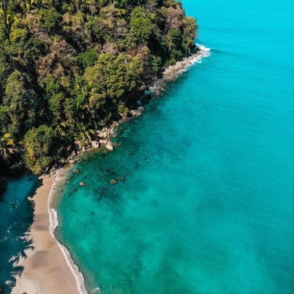 manuel antonio from drone