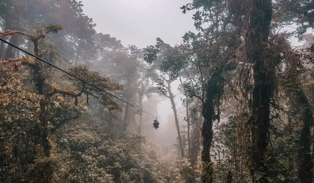 zip lining monteverde