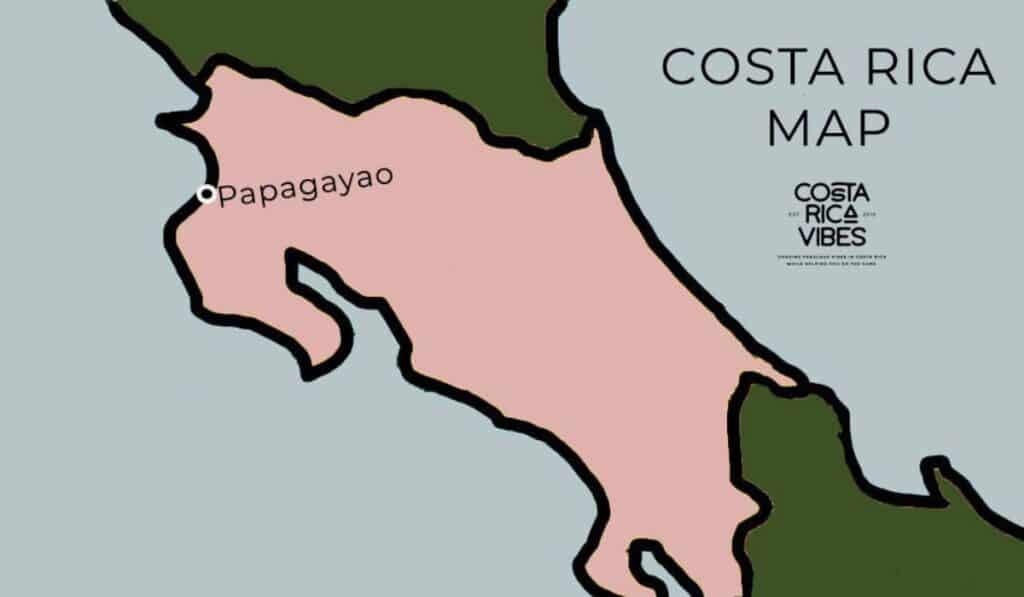 papagayo map