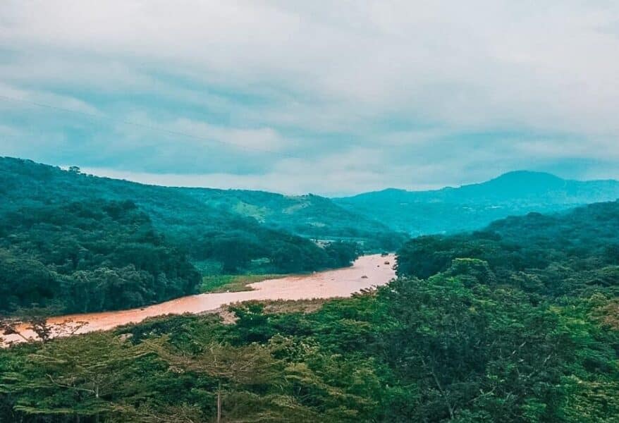 jaco zip line view tarcoles