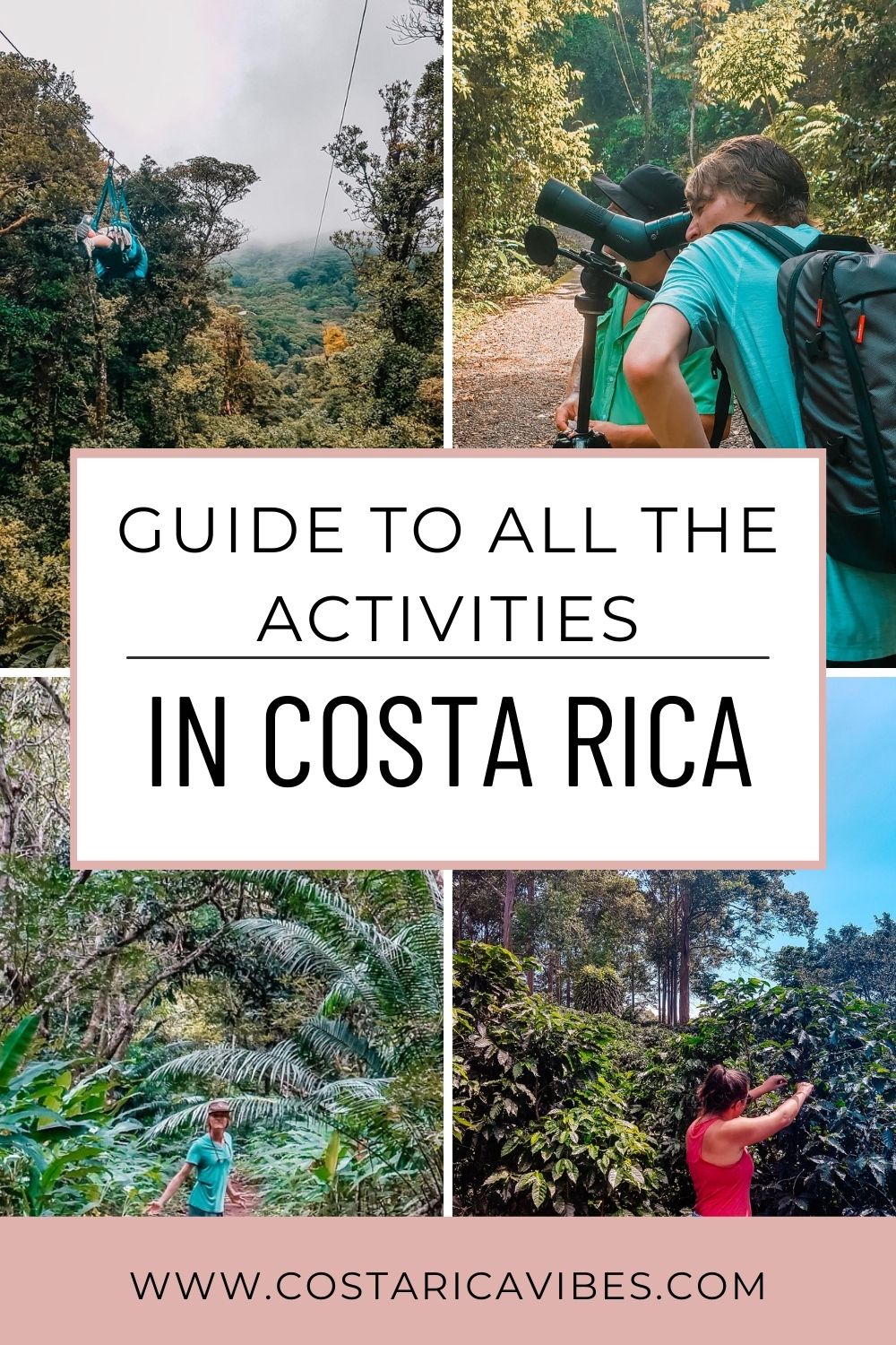 things to do in costa rica pin