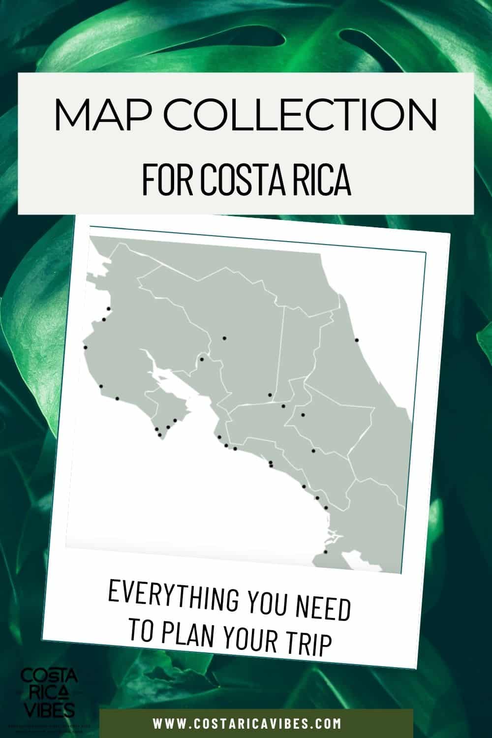 costa rica vibes map pin