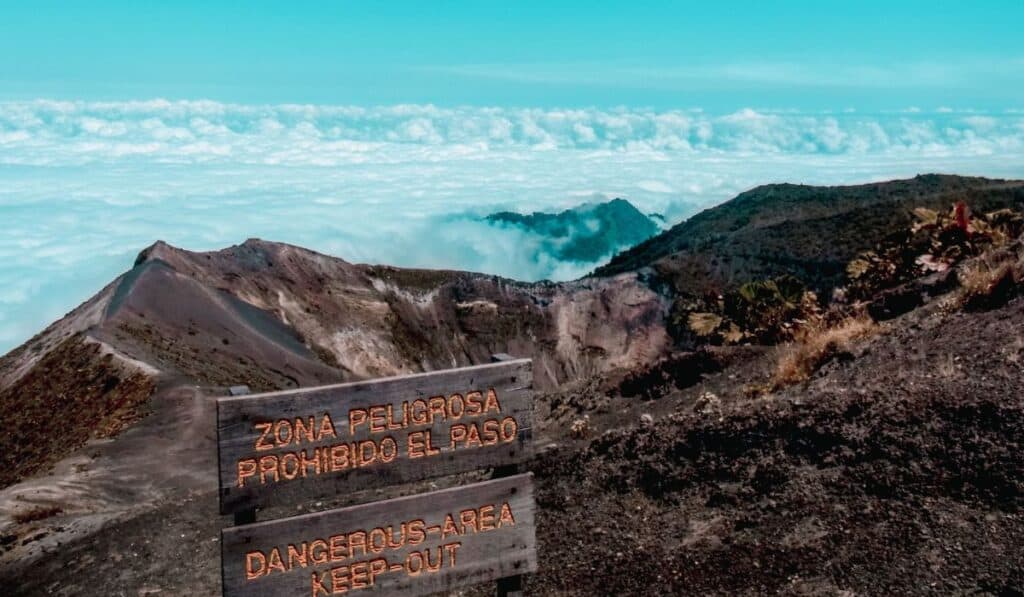 irazu volcano view