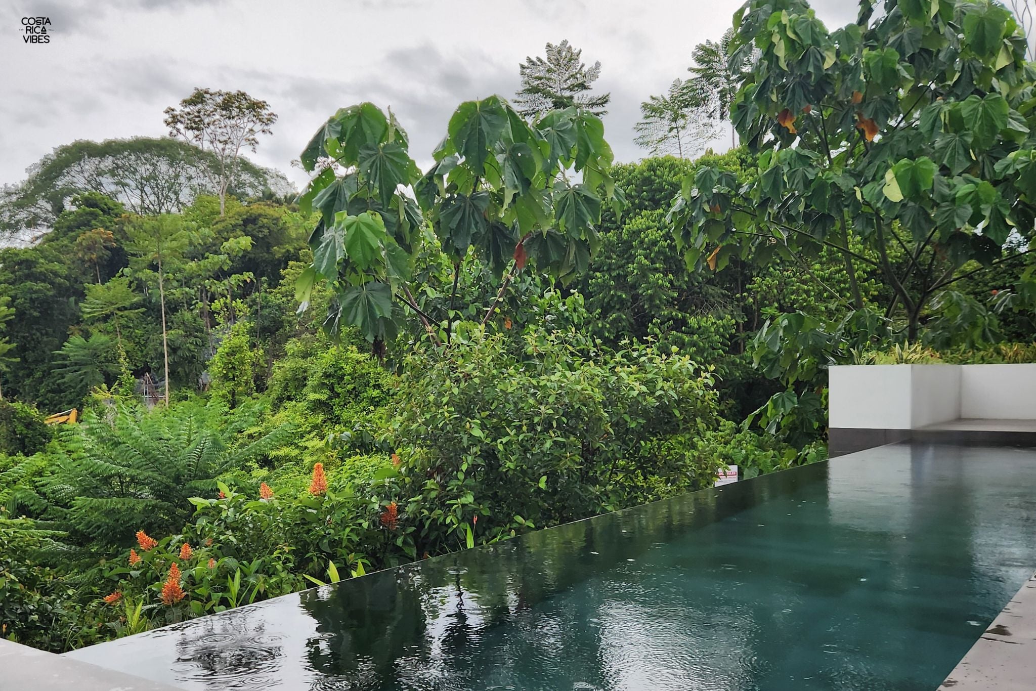 ojochal costa rica pool rainy season
