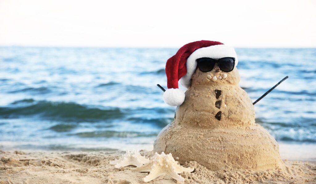 snowman sand