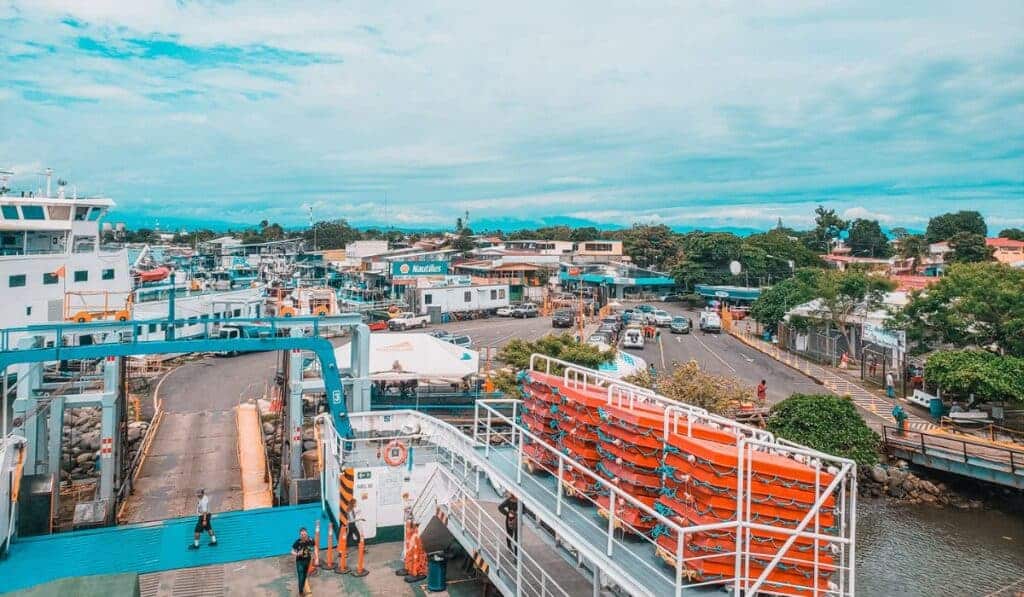 puntarenas ferry terminal in Costa Rica