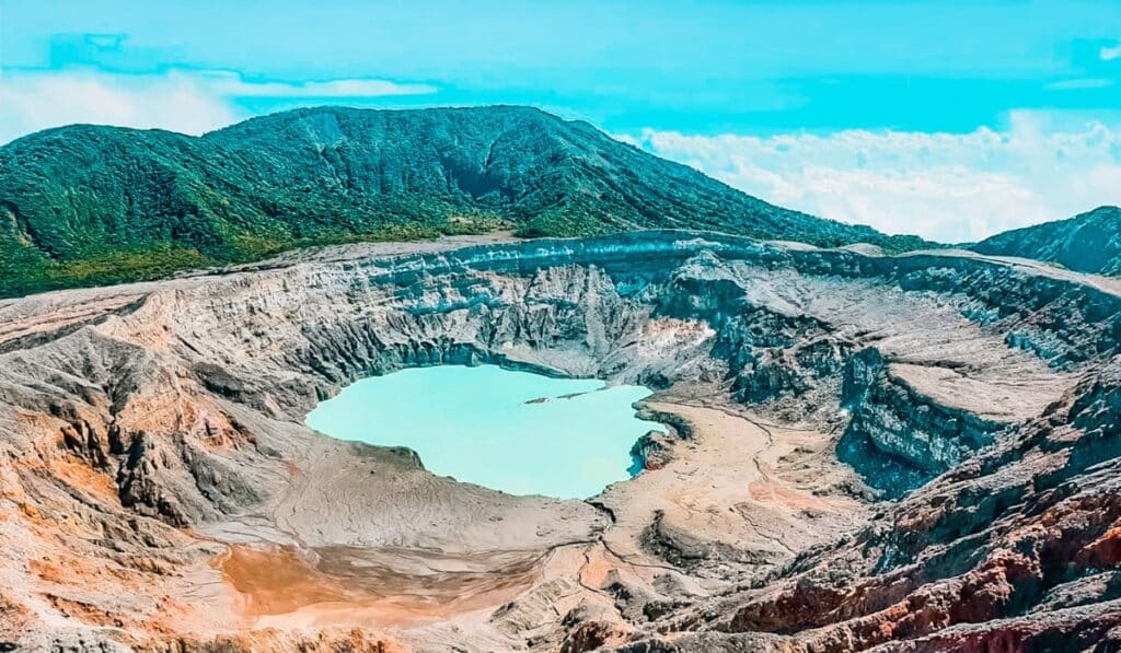 View of Poas Volcano Crater