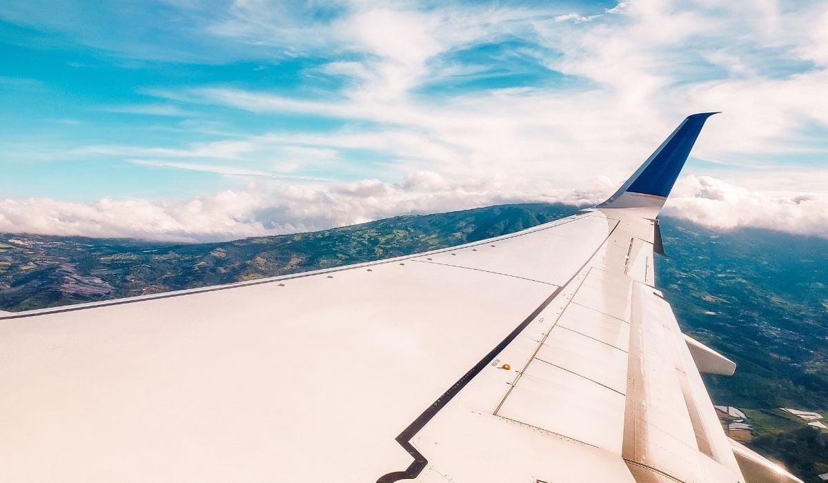 costa rica plane view