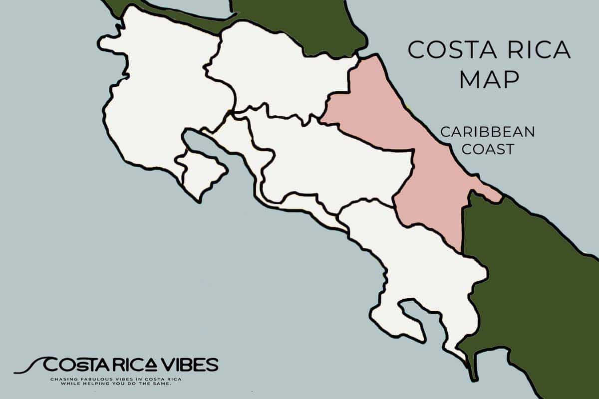 Costa Rica Map - Detailed Description of All Areas