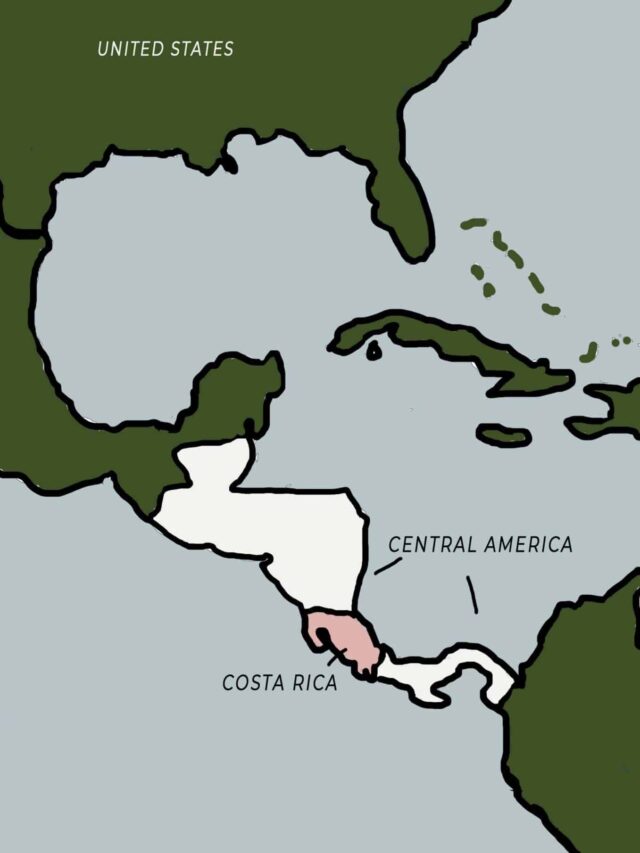 costa rica world map