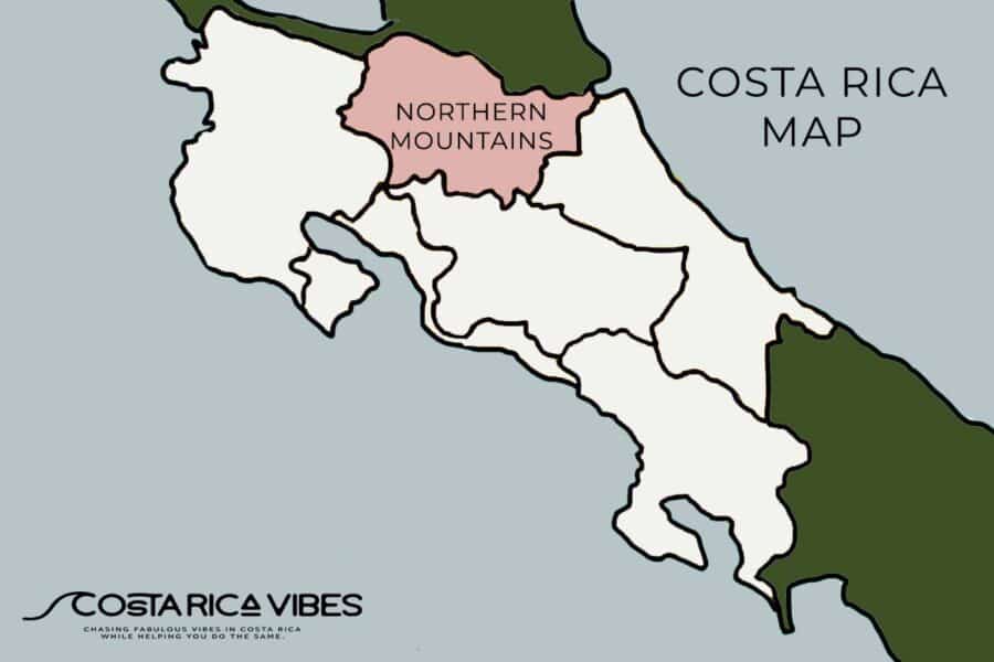 Costa Rica Map: Detailed Description of All Areas